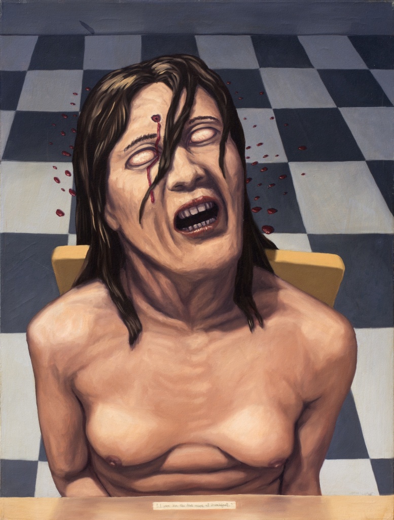 I gave her the bad news at breakfast